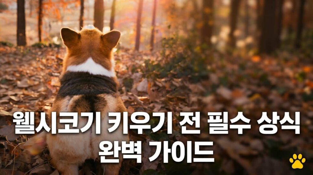 웰시코기 키우기 전 필수 상식 완벽 가이드 특징 성격