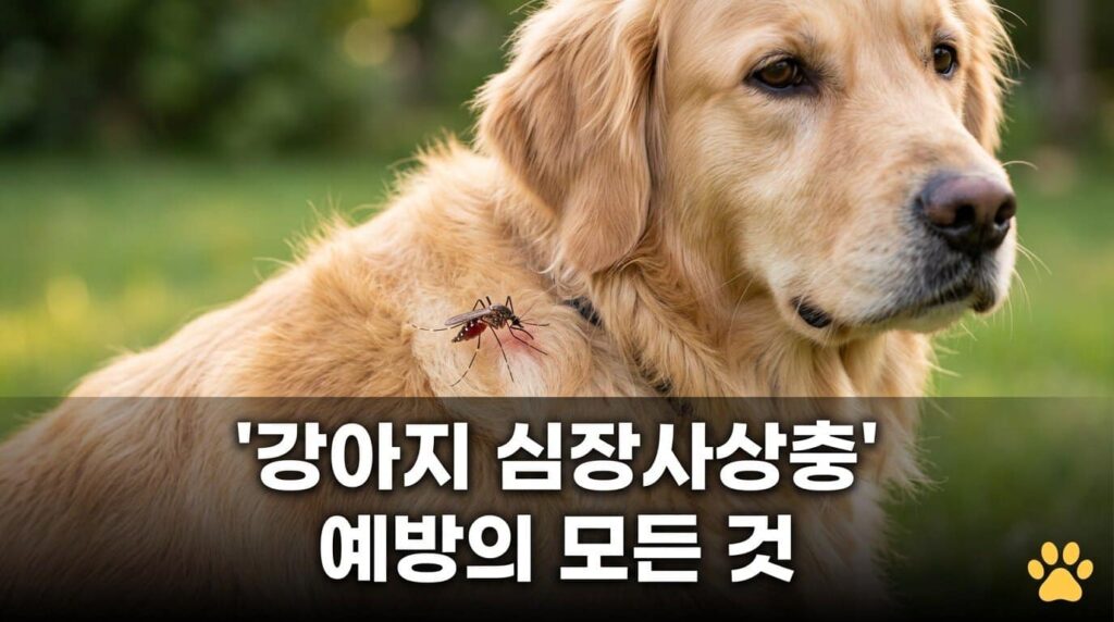 강아지 심장사상충 예방 모든 것 총정리