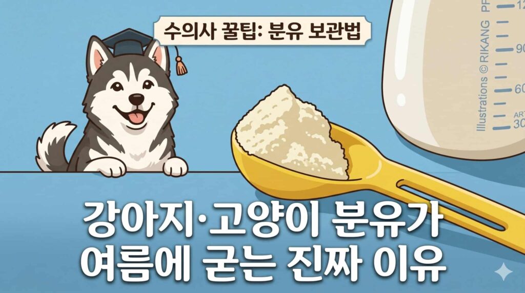 강아지 고양이 분유가 여름에 굳는 진짜 이유