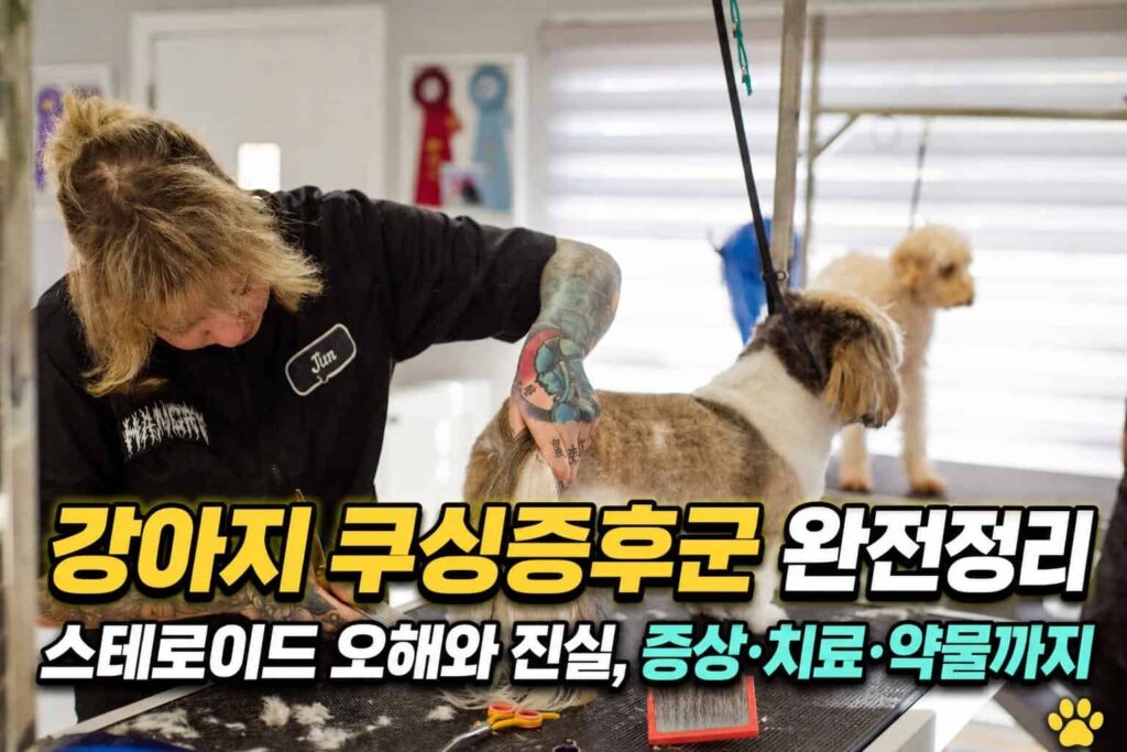 강아지 쿠싱증후군 증상과 스테로이드 오해와 진실 완전정리