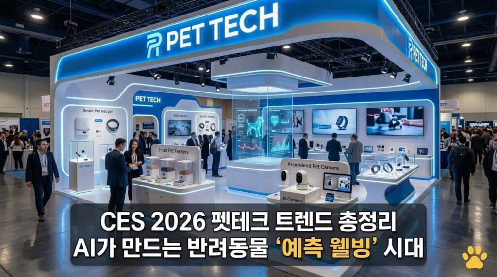 CES 2026 펫테크 트렌드 AI 반려동물 예측 헬스 시대