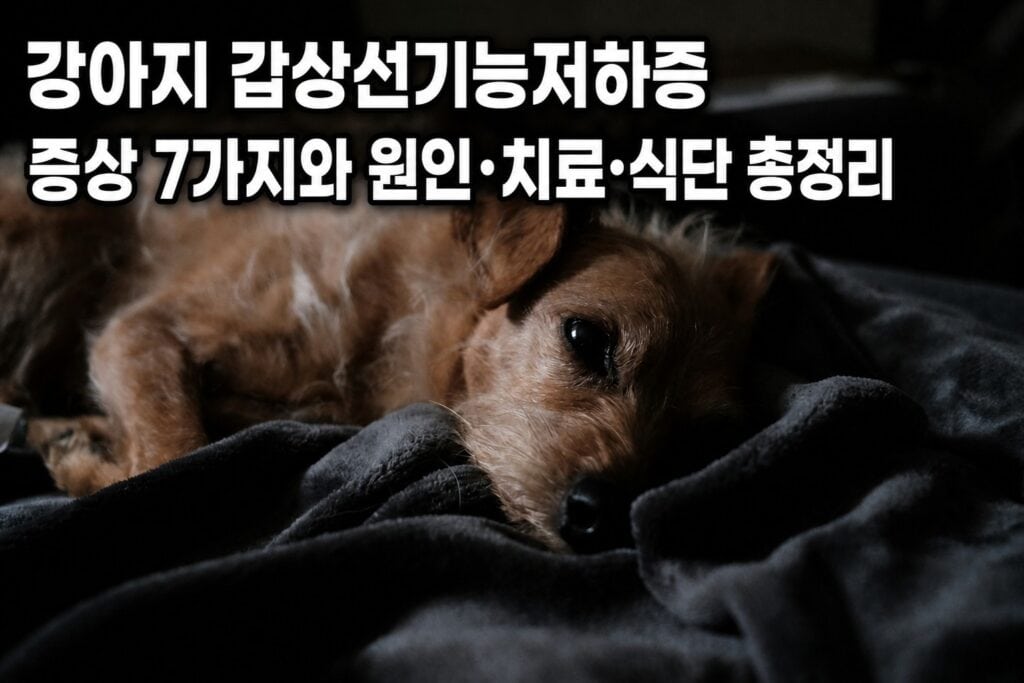 강아지 갑상선기능저하증