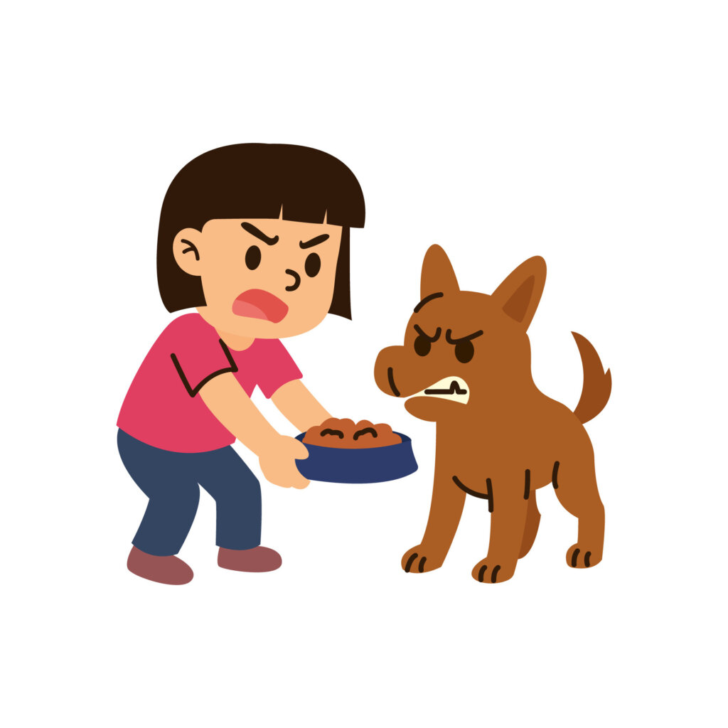 밥그릇 앞에서 사료를 잘 먹지 못하는 강아지 &ndash; 치근단 농양 초기 신호