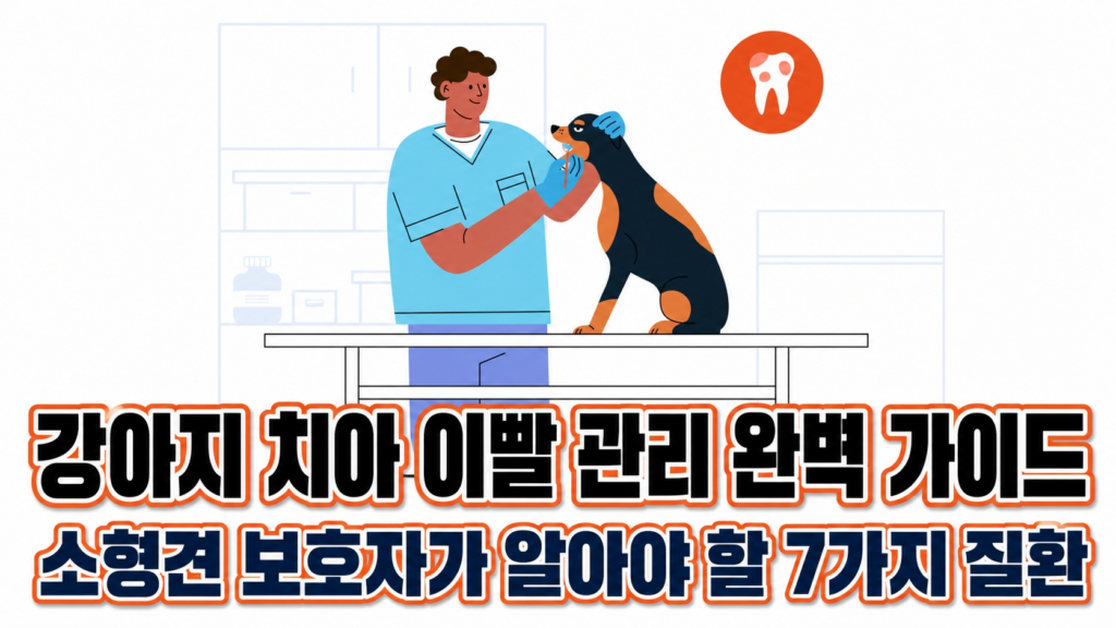 강아지 치아 관리 완벽 가이드 – 소형견 보호자가 알아야 할 7가지 치아 질환 총정리