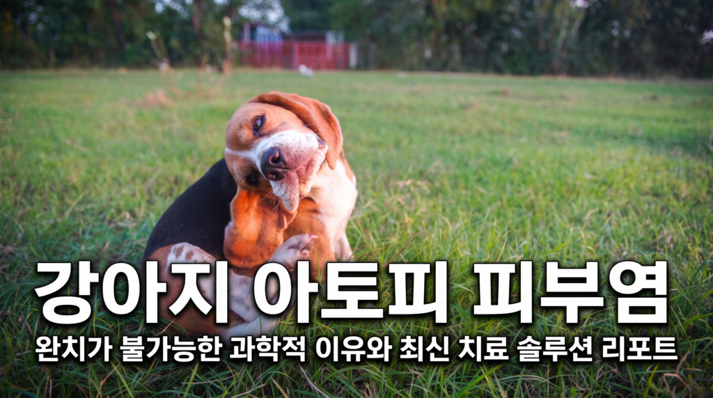 강아지 아토피 피부염 완벽 가이드 - 알러뮨·아포퀠·사이토포인트 치료제 총정리